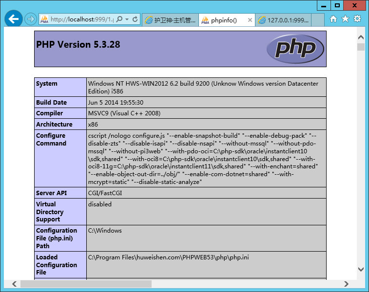 WindowsServer2012һIbPHPh(hun)PHP5.3+FastCGIģʽ